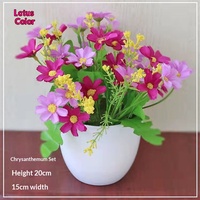 Tanaman Pot Kecil Dekoratif Cantik Grosir, Bunga Plastik, Set Bunga Artificial, Bonsai, Dekorasi Rumah Ruang Tamu, Dekorasi Dalam Ruangan