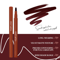 Maquillage des lèvres, anti-bavures, naturel, imperméable, longue durée, séchage rapide, rouge à lèvres liquide, stylo marqueur pour les lèvres, crayon à lèvres