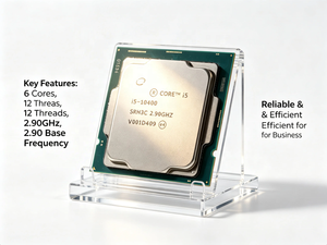 โปรเซสเซอร์ Core i5-10400รุ่น10th สำหรับ Core I5-10400 CPU 2.9GHz 12-core LGA1200 Desktop Processor ที่มี12MB L3แคช - Product Image 2