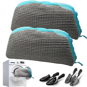 Sac de lavage rembourré pour chaussures, en filet, avec fibres moelleuses en polyester, pour baskets, modèle 2025, compatible machine à laver, personnalisable - Product Image 1