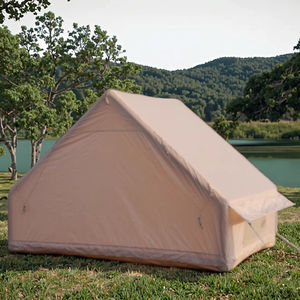 Aufblasbares wasserdichtes wind dichtes 4 Seasons Oxford Luftzelt für Camping Einfache Einrichtung Handpumpe Mesh Kamin fenster Komfortables Zelt - Product Image 4