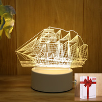 Lampe de nuit créative en acrylique avec illusion 3D personnalisée, lampe de nuit personnalisée de haute qualité, lampe de nuit 3D