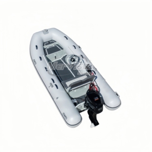 Barco de Aleación de Aluminio de 390 cm, Color Blanco, con Motor Fuera de Borda, Certificado CE, <span class=keywords><strong>para</strong></span> Máxima Diversión y Emoción - Product Image 6