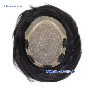 No Kont - Sistema Capilar Masculino con Base de Seda Duradera y Frente de PU, Cuero Cabelludo Realista, Línea de Cabello Natural, Cabello Virgen Chino Trenzado, Peluca para <span class=keywords><strong>Hombre</strong></span> - Product Image 2