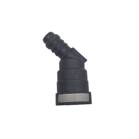 Connecteur rapide pour véhicule à énergie nouvelle du système de refroidissement à eau avec taille SAE 5/8 pouces, embout simple à 45 degrés, raccord rapide