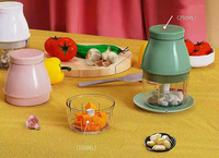 Mini hachoir électrique Portable Rechargeable, outil de cuisine, vente en gros, 45W 100ML 250ML