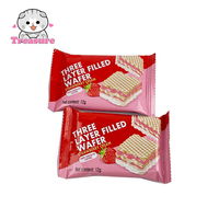 Galletas de Chocolate con Leche y Crema de Fresa, Tipo Sándwich, en Oferta