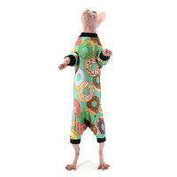 Pet cavaliers 2022 mode doux polyester beignets motif universel chat chien pyjamas