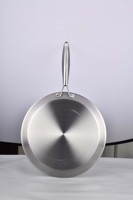 Poêle à pizza KSISE 26cm 28cm 30cm 32cm en acier inoxydable triple couche, design nid d'abeille, revêtement antiadhésif, écologique, poêle à frire américaine
