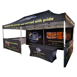 Ánh nắng mặt trời khung nhôm gấp không thấm nước <span class=keywords><strong>gazebo</strong></span> bật lên tán Lều 10x10 10x20 ngoài trời tổ chức sự kiện triển lãm thương mại biểu tượng tùy chỉnh - Product Image 4