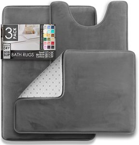 Tapis absorbant épais à séchage rapide pour salle de bain, antidérapant, pour la maison, la toilette, la douche, l'entrée - Product Image 2