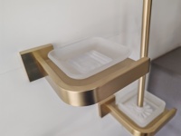 Prix d'usine – Porte-serviettes simple moderne en acier inoxydable 304 brossé argenté, résistant à la rouille, 250 mm, pour usage hôtelier