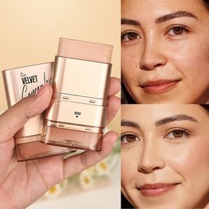 Venta al por mayor base <span class=keywords><strong>corrector</strong></span> <span class=keywords><strong>borrador</strong></span> doble cabeza base palo de larga duración sin derramamiento cuidado de la piel cepillo cosmético - Product Image 1