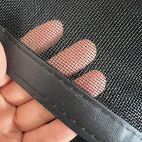 Rideau de porte magnétique en soie glacée, style simple et élégant, pour la prévention des insectes domestiques au quotidien