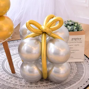 रचनात्मक लेटेक्स उपहार गुब्बारे सेट त्योहार शादी की सालगिरह जन्मदिन की पार्टी सजावट लेटेक्स उपहार गुब्बारे सेट