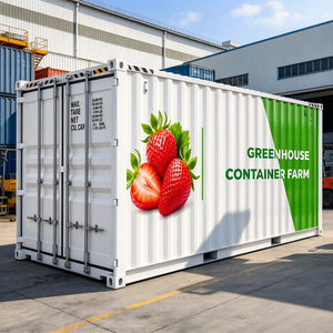 Système de culture hydroponique de fraises Skyplant Greenhouse Container Farm, grande unité d'agriculture verticale intérieure - Product Image 1