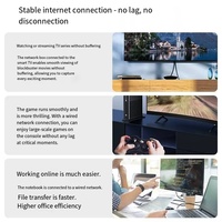 Câble DENIXI CAT7 à âme en cuivre pur, blindé SSTP, plat, quatre paires torsadées, 600 MHz, 10 Gbps, connecteur RJ45 métallique, patch