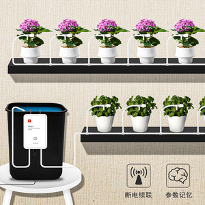 Système d'arrosage intelligent WiFi, irrigation goutte à goutte pour plantes d'intérieur, utilisation domestique, contrôle par minuterie, blanc - Product Image 2
