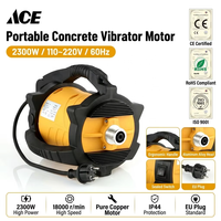 ACE Hochleistungs 220V Tragbarer Beton-Vibrator 18000 U/min 60Hz Kupfermotor CE-Zertifiziert für Bauarbeiten