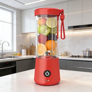 Licuadora Portátil de 400 ml Recargable por USB, 6 Cuchillas, Resistente, Libre de BPA, Apta para Alimentos, a Prueba de Fugas, Trituradora de Hielo, Resistente al Óxido, Modo Turbo - Product Image 6