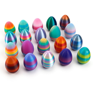Juego de Huevos de Pascua Coloridos Impresos en 3D Vashine, Decoración de Regalo, Materiales Ecológicos, Conejo Articulado Creativo - Product Image 4