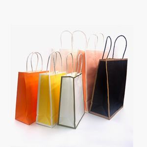 Wholesale Custom Eco Friendly Craft Kraft Paper Food Takeaway Bag Twisted Handle Bolsa De Papel With Logo - Product Image 3