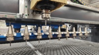 Machine de gravure CNC sur bois ATC 2030 à châssis robuste, double pompe à vide, vitesse d'alimentation rapide, équipement de fabrication d'armoires