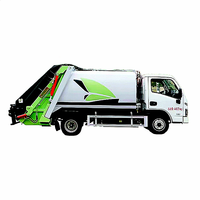 Petit camion à ordures compacté