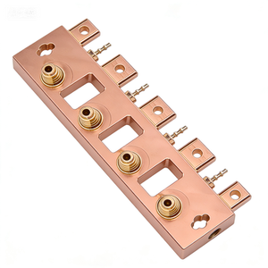 Bloque de Distribución Neumática de Acero Inoxidable Mecanizado por CNC - Componente de Distribución de Aire de Conexión Rápida Multi-estación para Automatización - Product Image 1