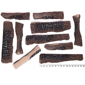 Gas Fireplace Ceramic <strong>Log</strong> &amp; Outdoor Firepit Gas <strong>Log</strong> Set <strong>Decoration</strong> Ceramic Wood <strong>Logs</strong> - Product Image 2