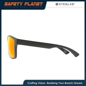 Lunettes de soleil personnalisées avec protection UV Lunettes de cyclisme de couleur dégradée avec logo et emballage de lunettes de soleil personnalisées - Product Image 5