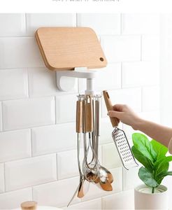 360 utensilios giratorios estante colgante organizador gancho almacenamiento armario debajo del armario gancho de cocina - Product Image 6
