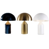 Durlitecn Home Deco Lampes de bureau Stand Rechargeable Chambre à coucher Salon Chevet Bar Lampe de table Lumière Champignon LED