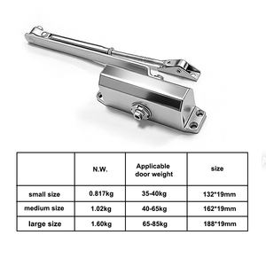 Ferme-<span class=keywords><strong>porte</strong></span> industriel automatique de sécurité Type mince <span class=keywords><strong>en</strong></span> aluminium Montage <span class=keywords><strong>en</strong></span> surface Arrêt de <span class=keywords><strong>porte</strong></span> coupe-feu <span class=keywords><strong>Fermeture</strong></span> à ressort Ferme-<span class=keywords><strong>porte</strong></span> à ressort - Product Image 2