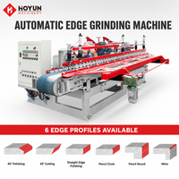 Machine de polissage portative Hoyun pour la fabrication de dalles de granit et de marbre