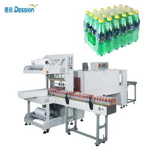 Semi-auto L type sealing cutting packaging machine with thermo shrink tunnel packing machine