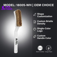 Brosse d'escalade One Stone Rock Climbing en poils de sanglier professionnelle pour mur d'escalade et planche d'entraînement PT-18005-WH