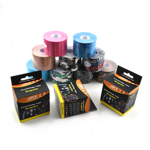 Pita Kinesiologi Olahraga K Multicolor Custom Print Grosir, Pita Kinesiologi Tahan Air, Pita Olahraga untuk Otot - Product Image 1