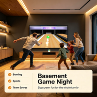 Boîtier TV Android 14 AI pour jeux avec caméra grand angle, 2 ports USB pour l'extension