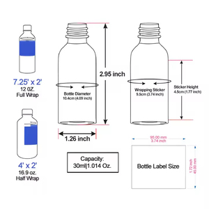 Biểu tượng tùy chỉnh in ấn trong suốt lá vàng nhãn rõ ràng Mật Ong Ong Jar chai dính không thấm nước nhãn dán bao bì nhãn - Product Image 6