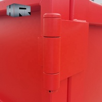Conteneur de construction cubique de 10 verges Benne à ordures Roll-on/Off Crochet empilable Bacs élévateurs pour déchets solides Poubelle à sauter avec crochet