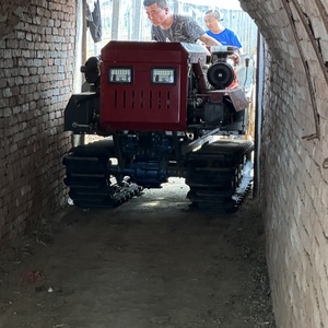 Forte potenza 50HP cingolato integrato profonda tornitura stoppie trattore per serra - Product Image 5