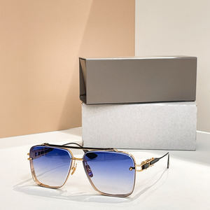 Lunettes de soleil de luxe en métal, style classique, monture carrée, pour hommes et femmes, collection 2025 – Gafas de Sol - Product Image 6