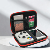 Étui de transport portable antichoc Coopreme noir en EVA avec fermeture éclair pour console portable rétro Anbernic RG40XXV/RG406V/RG405V