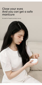 Cortaúñas eléctrico automático recargable al por mayor, cortaúñas de plástico de acero al carbono, <span class=keywords><strong>Lima</strong></span> <span class=keywords><strong>para</strong></span> adultos y niños, herramientas <span class=keywords><strong>para</strong></span> el cuidado de las <span class=keywords><strong>uñas</strong></span> - Product Image 6