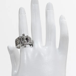 Bague Unisexe en Argent Sterling S925 Plaqué Or avec Moissanite Sertie en Bezel, Tendance Mode Luxe Léger Européen-Américain, Style Personnalisé - Product Image 6