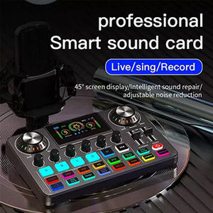 Kit de mélangeur de carte <span class=keywords><strong>son</strong></span> audio Microphone professionnel adapté à l'<span class=keywords><strong>enregistrement</strong></span> multimédia <span class=keywords><strong>PC</strong></span>/mobile - Product Image 6
