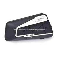Caméra embarquée TOUCARE T9S-2 1080P avec interphone mesh pour 2 motards, portée 1,2 km, IP67, contrôle via application WiFi, suppression du bruit DSP pour le touring