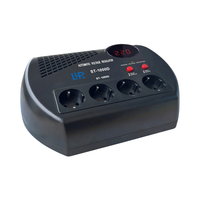 Régulateur de tension automatique de type relais monophasé ZHONGSHAN KEBO AC ST-2kVA, de bureau, en aluminium, efficacité 98%, 50/60Hz, CE