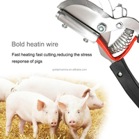 YYC Piglet coupe queues outil équipement agricole enlèvement de queue de cochon coupe-queue en acier inoxydable pour porcelets moutons agneaux